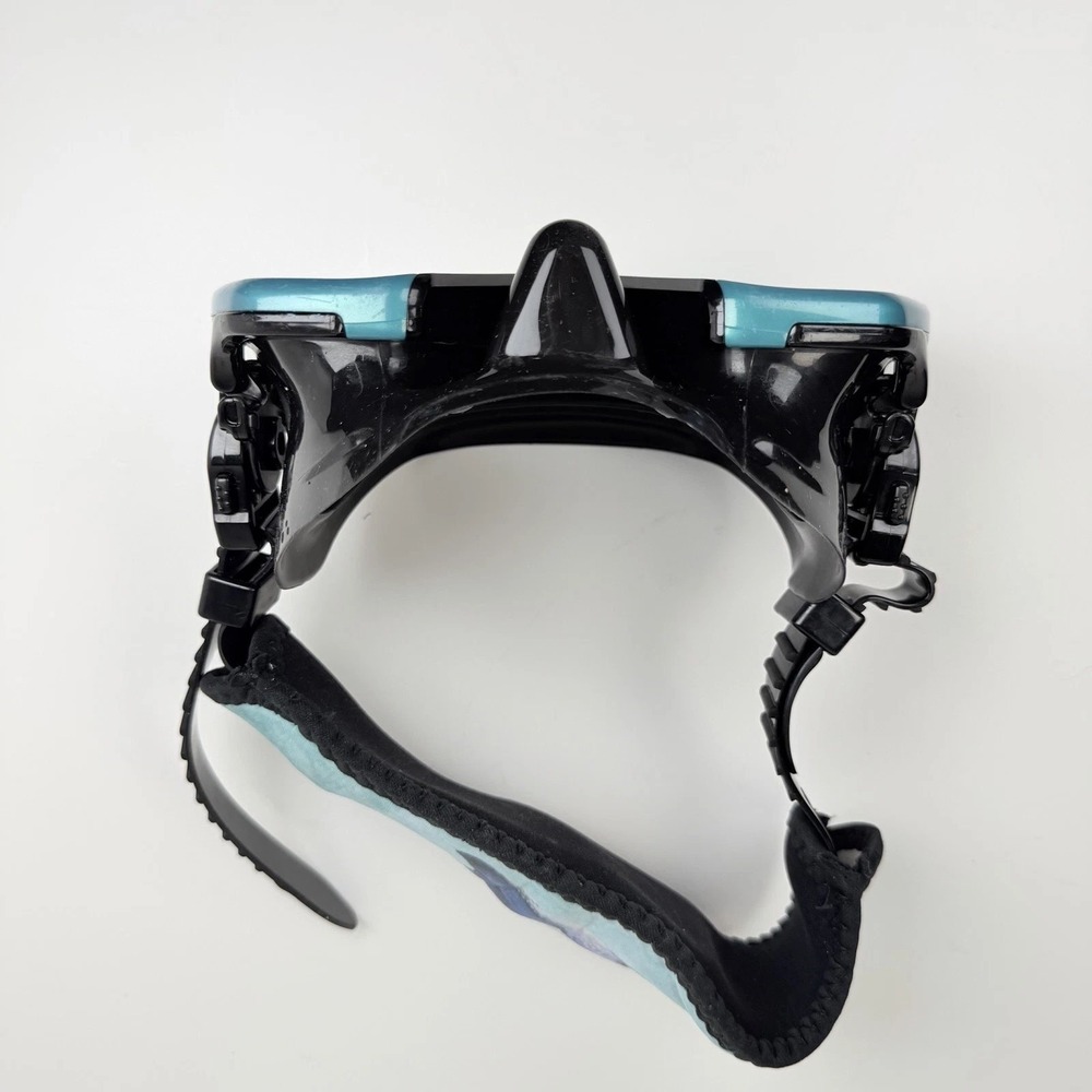 TUSA Freedom Elite M1003QB-OG Scuba Dive Mask Ocean Green Black w/ Case - Picture 6 of 15